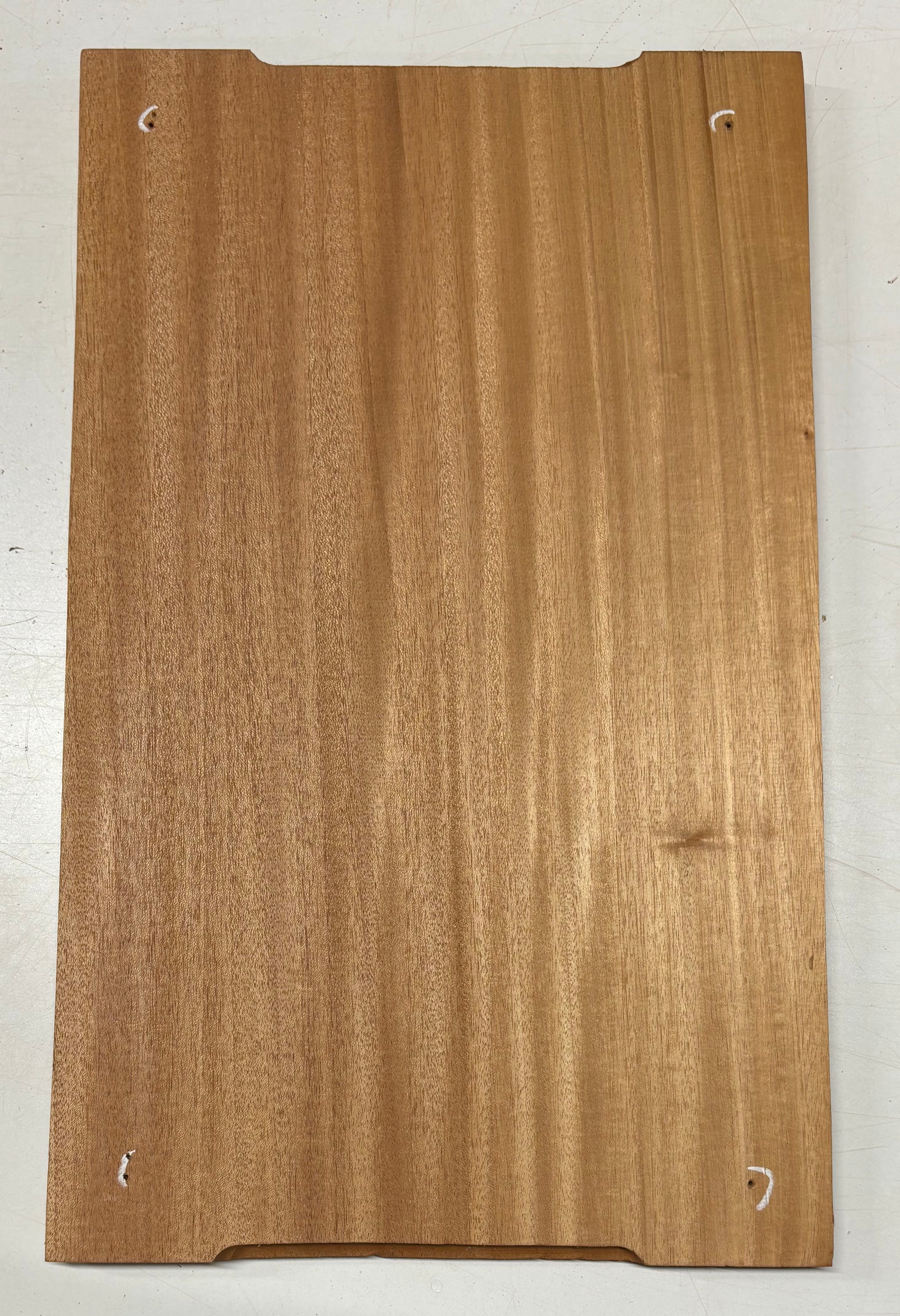 Honduras Mahogany Wood Chopping/Cutting Board (Single Piece)- 20" x 12" x 5/8" #201 - Exotic Wood Zone