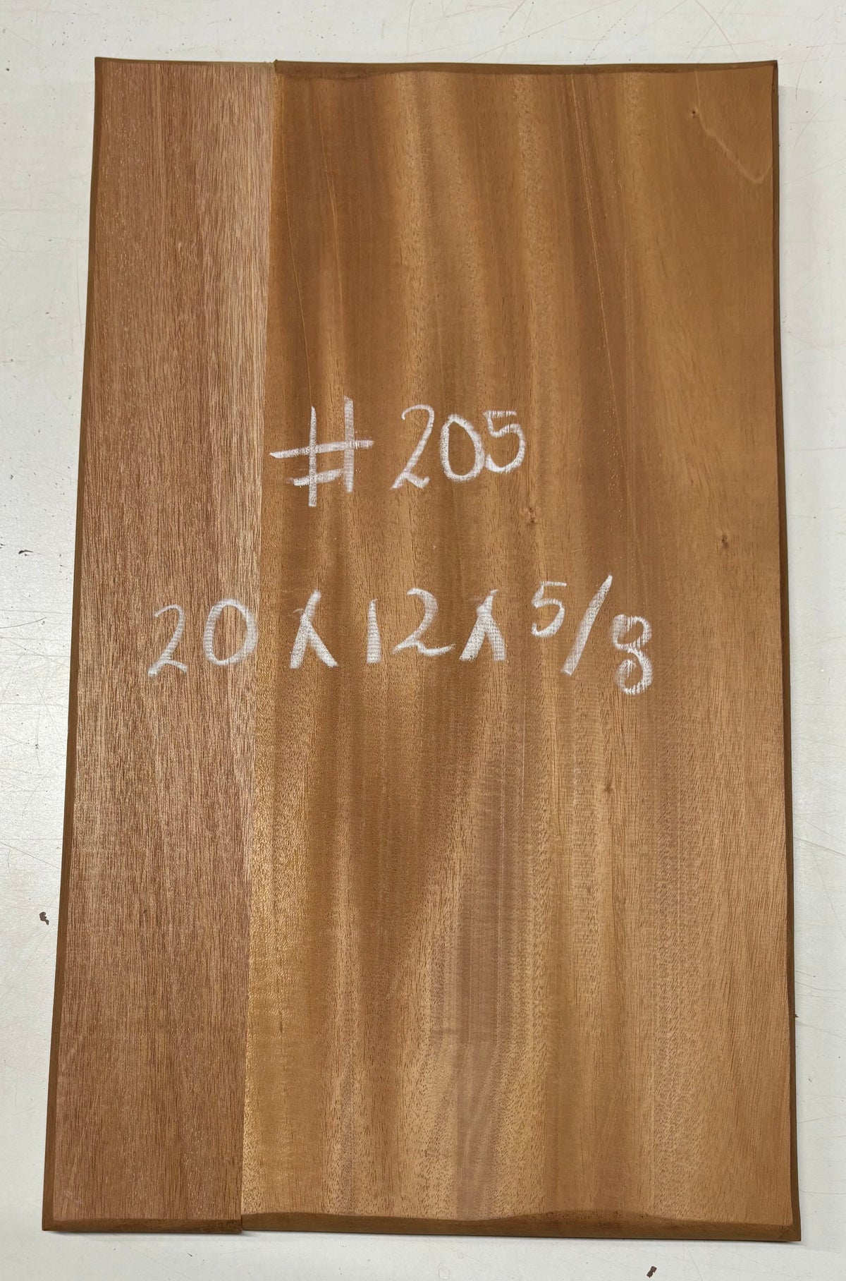 Honduras Mahogany Wood Chopping/Cutting Board (2 Piece- Glued)- 20" x 12" x 5/8" #205 - Exotic Wood Zone