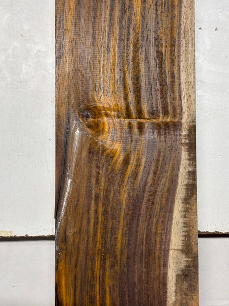 Cocobolo Lumber Board 48-7/8" x 4-3/4" x 1" #42 - Exotic Wood Zone
