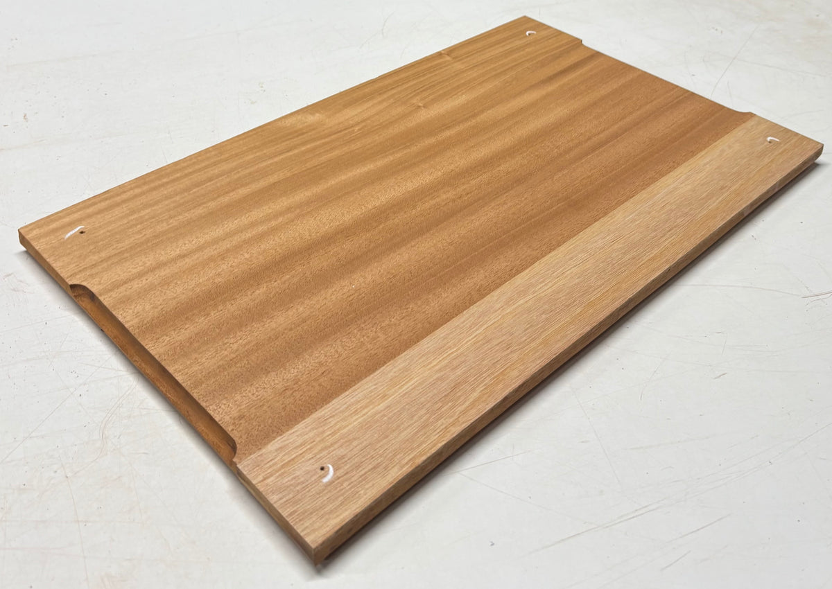 Honduras Mahogany Wood Chopping/Cutting Board (2 Piece- Glued)- 20" x 12" x 5/8" #206 - Exotic Wood Zone
