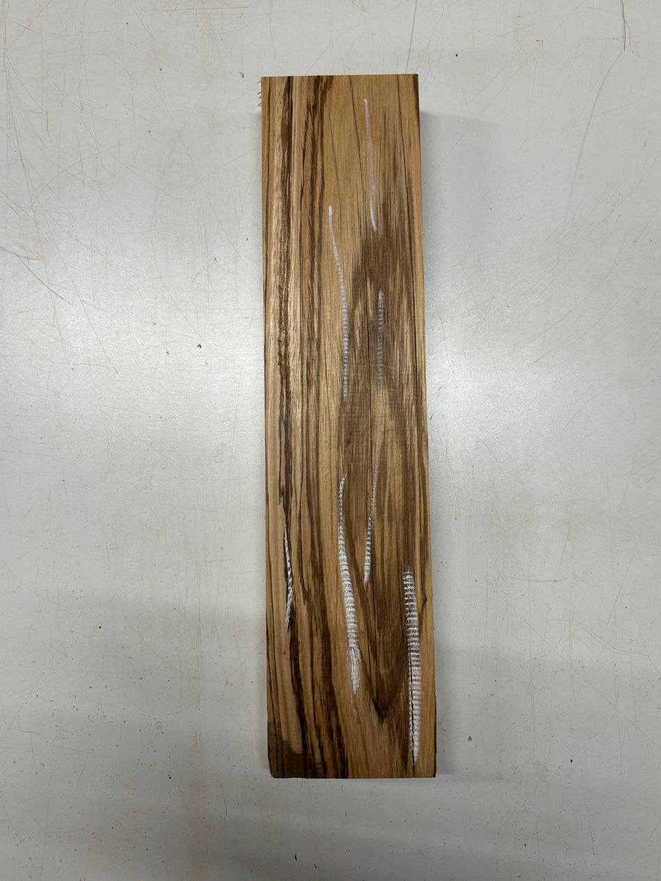 1 Piece, Zebrawood Lumber Board Blank 18"x4"x1-5/8"#5818