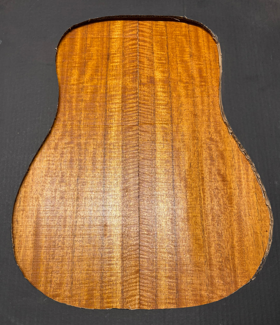 Flame Genuine Mahogany Dreadnought Guitar Back Set #4166