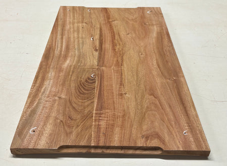 African Mahogany Wood Chopping/Cutting Board (2 Piece- Glued)- 20" x 12" x 5/8" #301 - Exotic Wood Zone