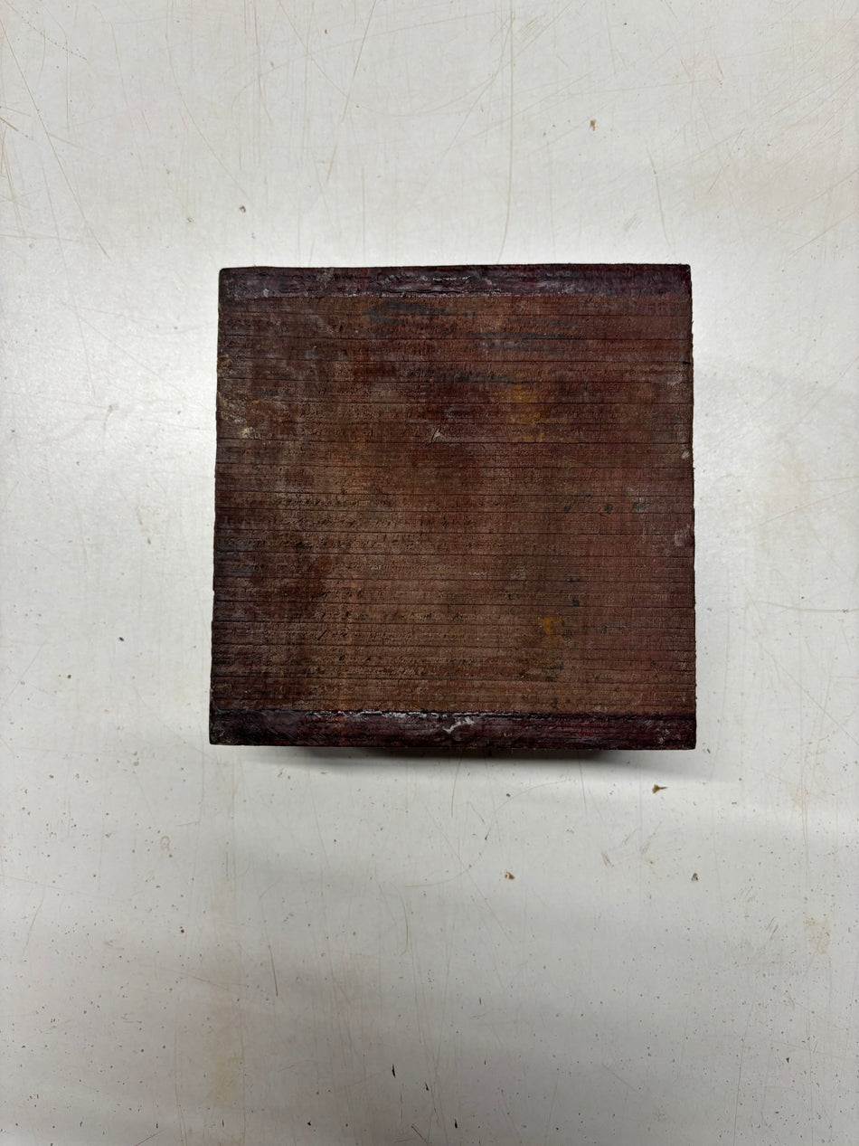 1 Piece, Purpleheart Bowl Blank 6"x6"x3"#5821