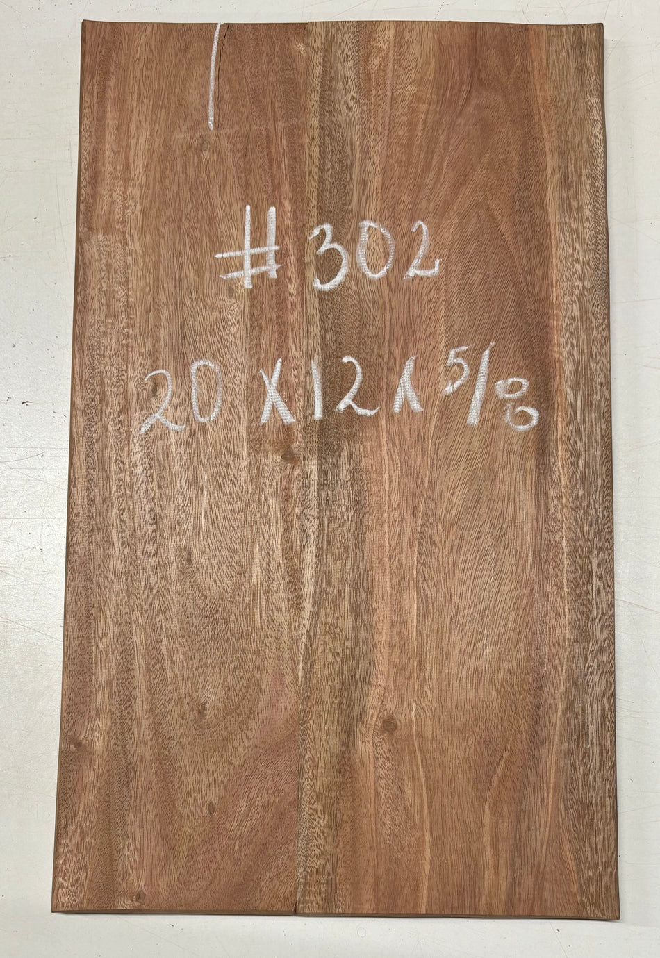 African Mahogany Wood Chopping/Cutting Board (2 Piece- Glued)- 20" x 12" x 5/8" #302 Exotic Wood Zone 