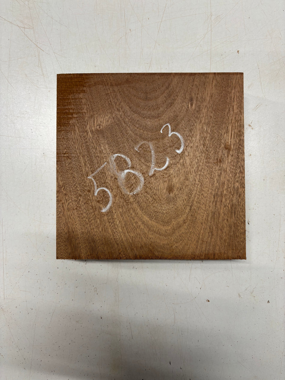 1 Piece, Sapele Bowl Blank 8"x8"x2" #5823
