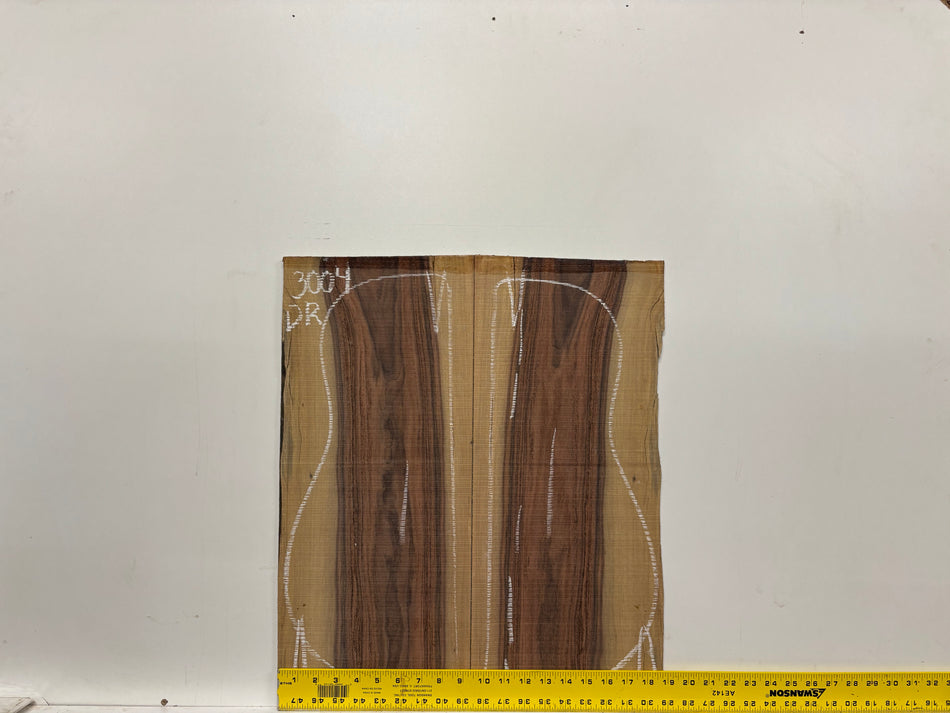 Pau Ferro Dreadnought Guitar Back and Side Defective Set #3004