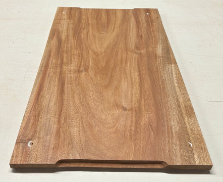African Mahogany Wood Chopping/Cutting Board (Single Piece)- 20" x 12" x 5/8" #303 - Exotic Wood Zone
