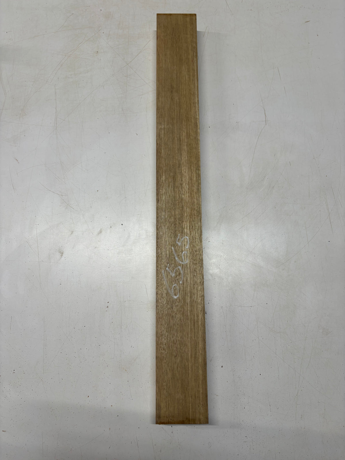1 Piece, White Limba Guitar Neck Blank 32'x3-1/2'x1-7/8" #6565 - Exotic Wood Zone
