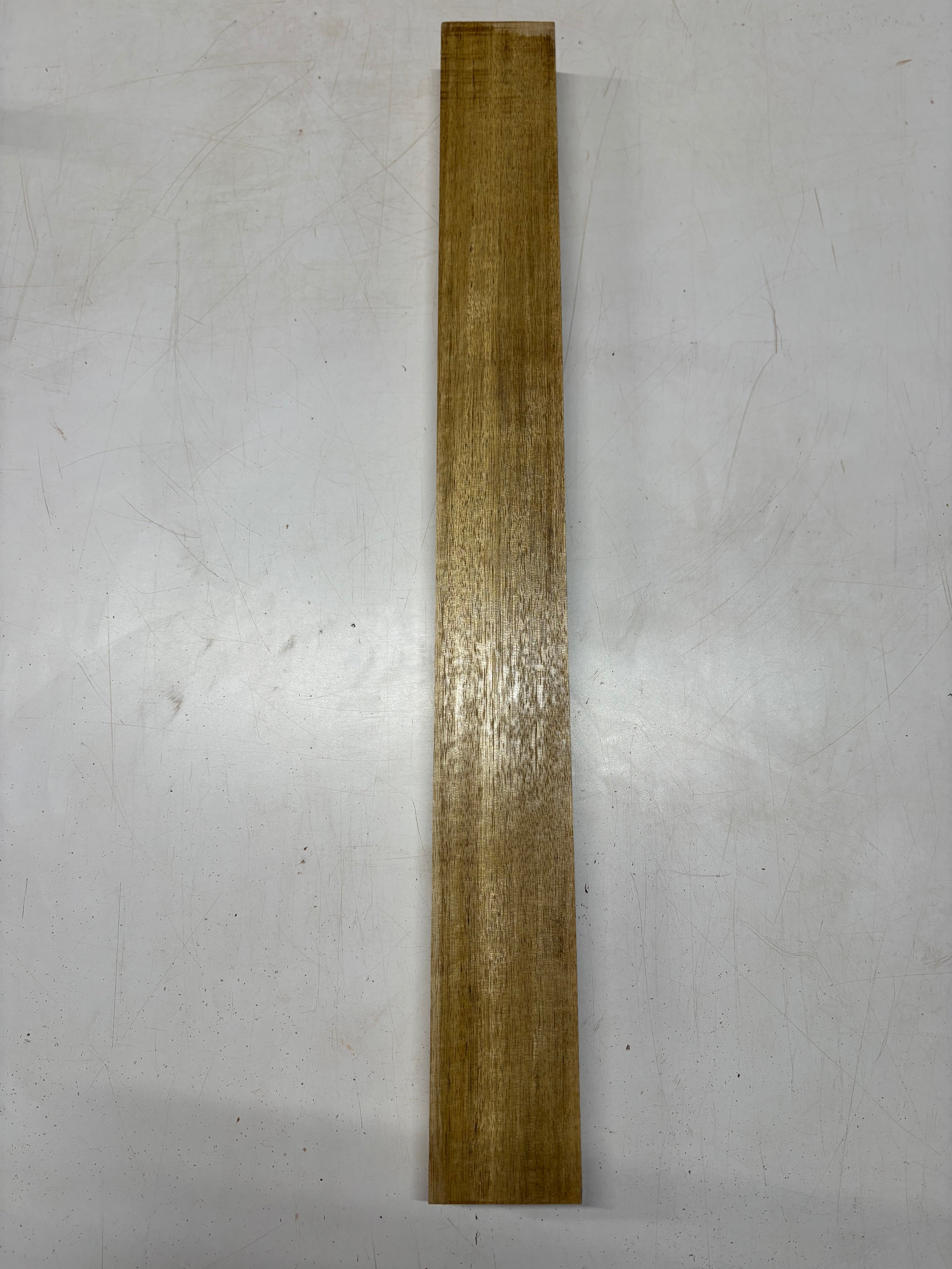 1 Piece, White Limba Guitar Neck Blank 32'x3-1/2'x1-7/8" #6565 - Exotic Wood Zone