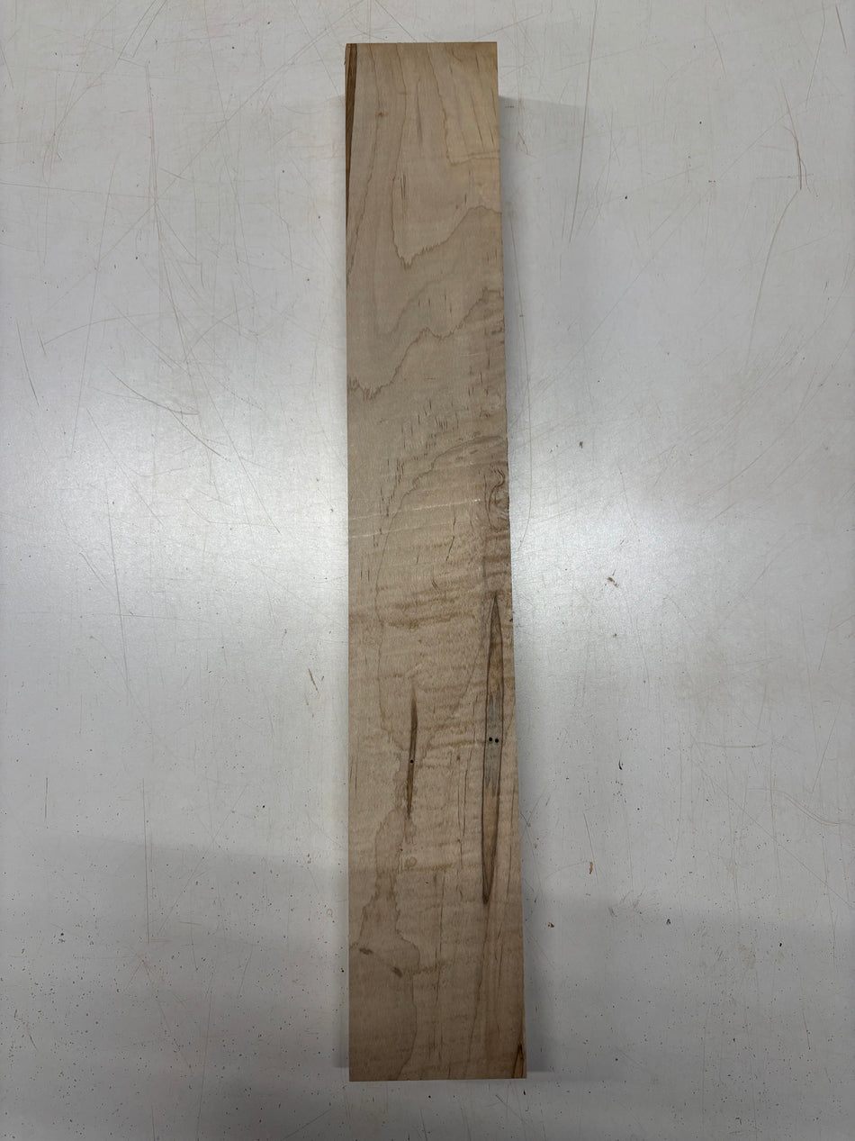 1 Piece, Ambrosia Maple Lumber Board Blank 25"x4"x1-7/8"#5827