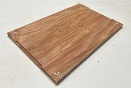 African Mahogany Wood Chopping/Cutting Board (Single Piece)- 20" x 12" x 5/8" #304 - Exotic Wood Zone