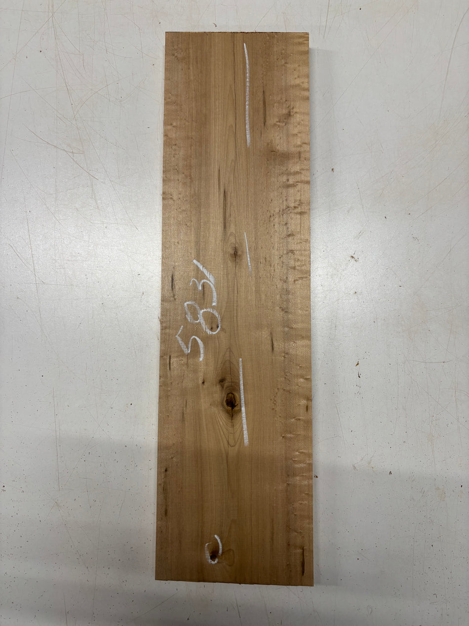 1 Piece, Birdseye Maple Thin Stock Lumber 21"x5-3/4"x3/4"#5831