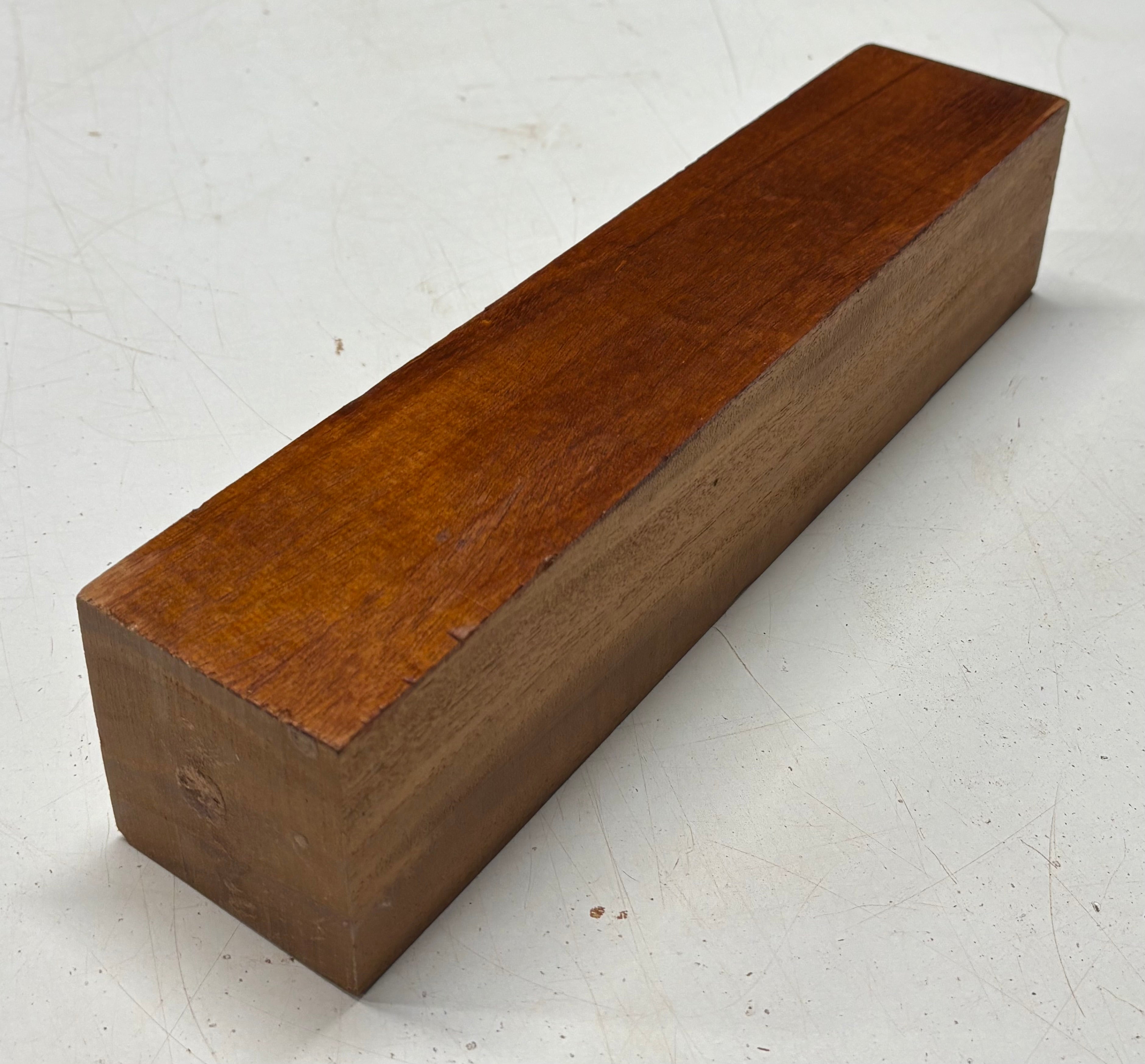 1 Pcs, Honduran Mahogany Turning Wood Blank 14"x 2-7/8"x 2-7/8"#8222 - Exotic Wood Zone