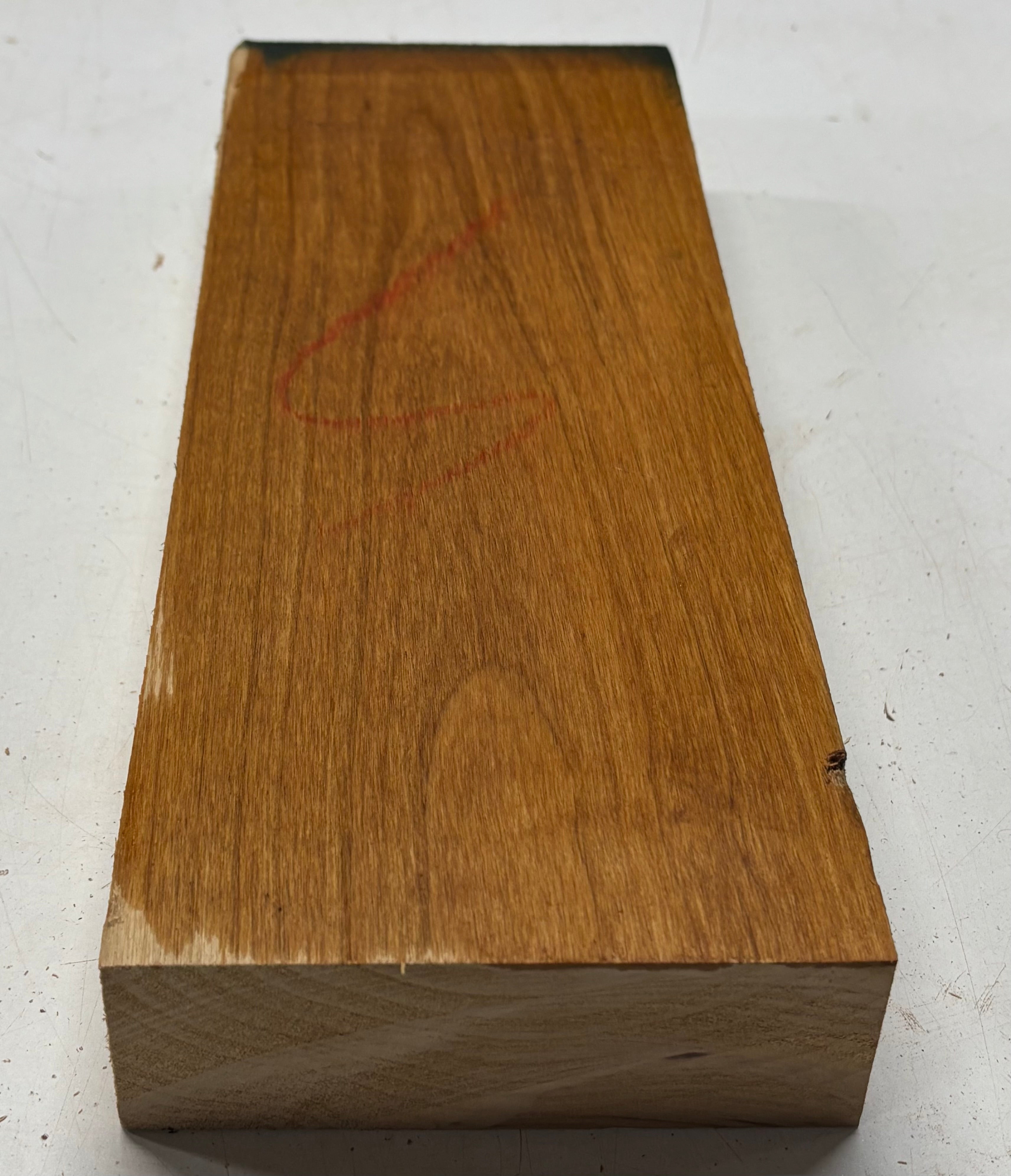 1 Pcs, Red Alder Lumber Board Blank 15"x 5-1/2"x 1-7/8"#8224 - Exotic Wood Zone