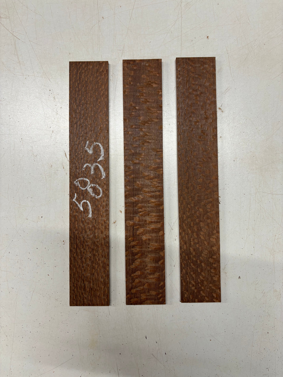 3 Pack, Leopardwood Thin Stock Lumber  12"x2"x1/4"#5835