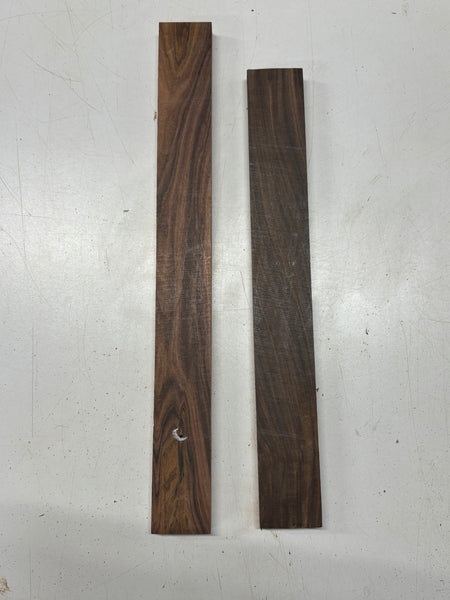 2 Pcs, Santos Rosewood Thin Stock Lumber #8238 - Exotic Wood Zone