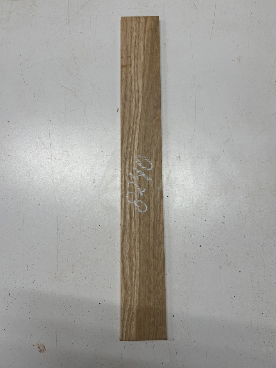 1 Pcs, White Oak Fingerboard Blank 24"x 3"x 3/8" #8240 - Exotic Wood Zone