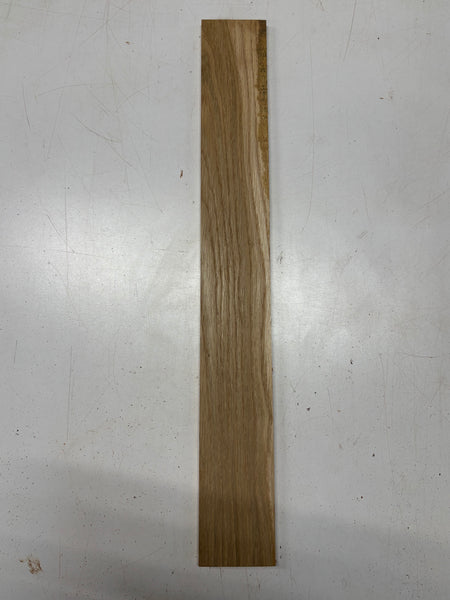 1 Pcs, White Oak Fingerboard Blank 24"x 3"x 3/8" #8240 - Exotic Wood Zone