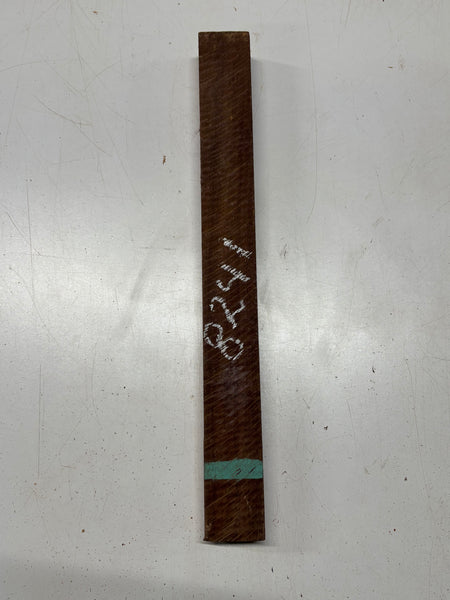 1 Pcs, Flame Purpleheart Thin Stock Lumber 18"x 2"x 1-1/4" #8241 - Exotic Wood Zone