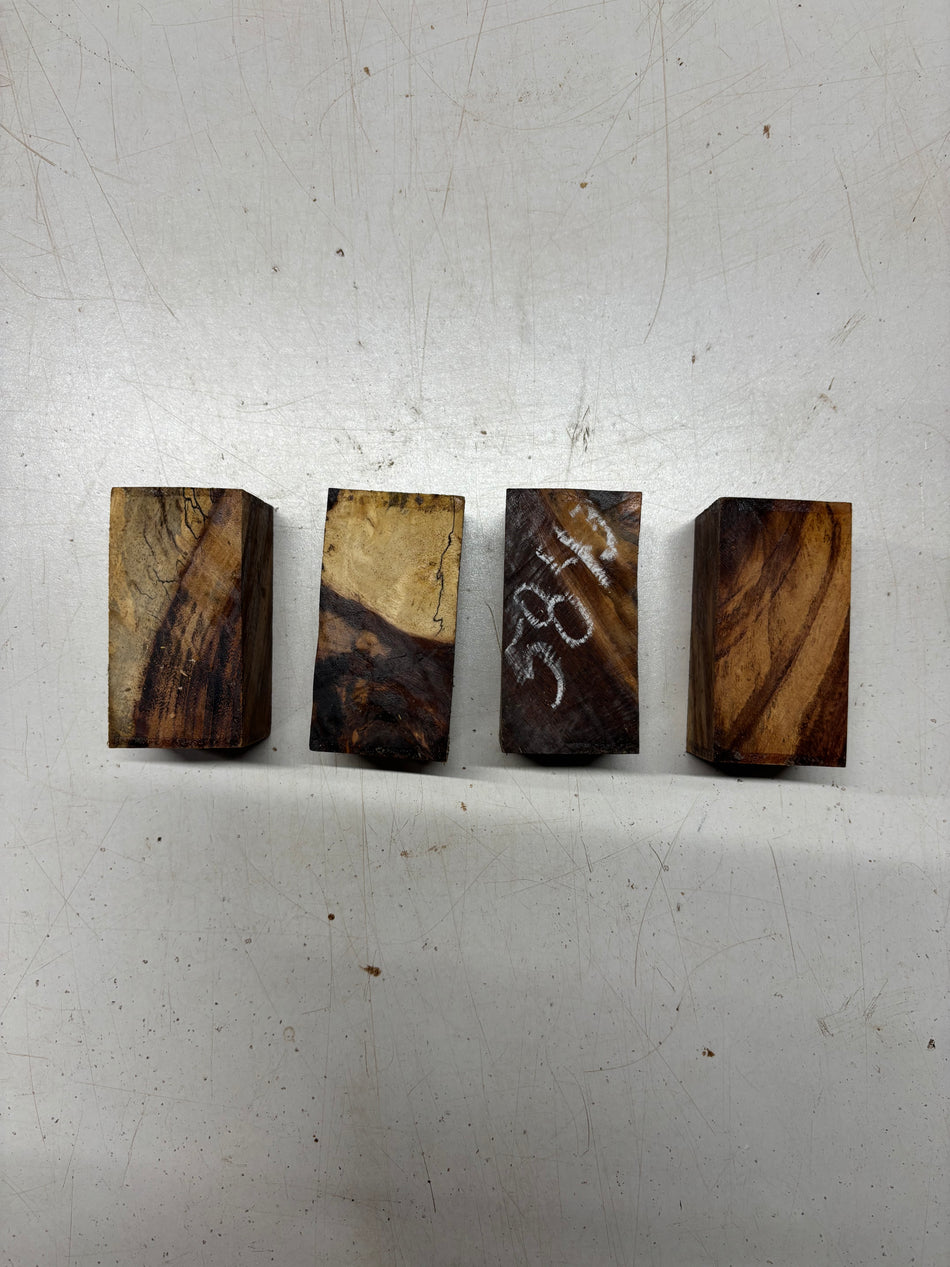 4 Pack, Red Tamarind Bottle Stopper Blanks 3"x1-1/2"x1-1/2"#5843