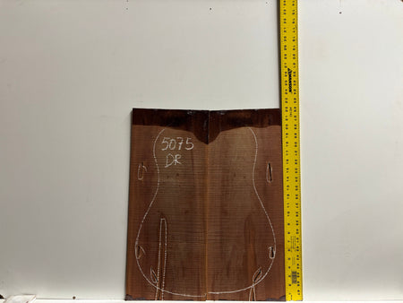 Madagascar Rosewood Dreadnought Guitar Back and Side Seconds Set #5075 Exotic Wood Zone 