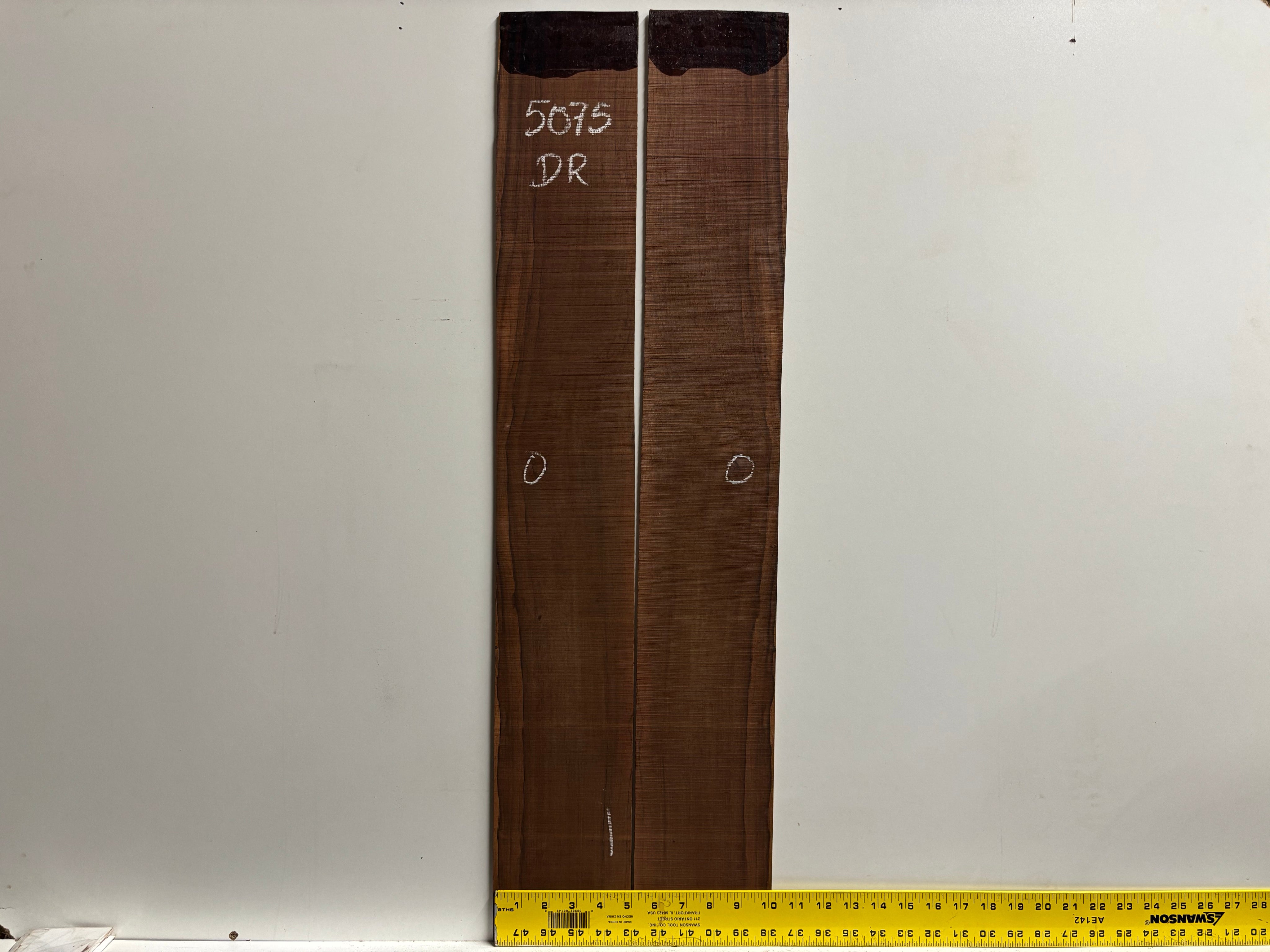 Madagascar Rosewood Dreadnought Guitar Back and Side Seconds Set #5075 Exotic Wood Zone 