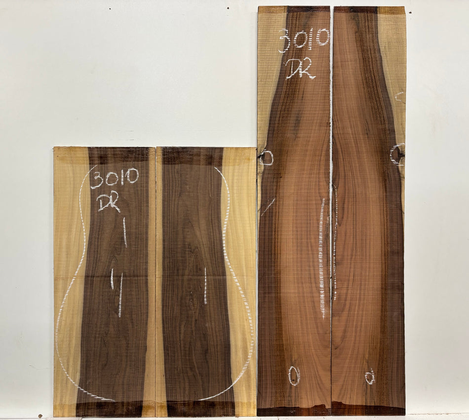 Pau Ferro Dreadnought Guitar Back and Side Defective Set #3010