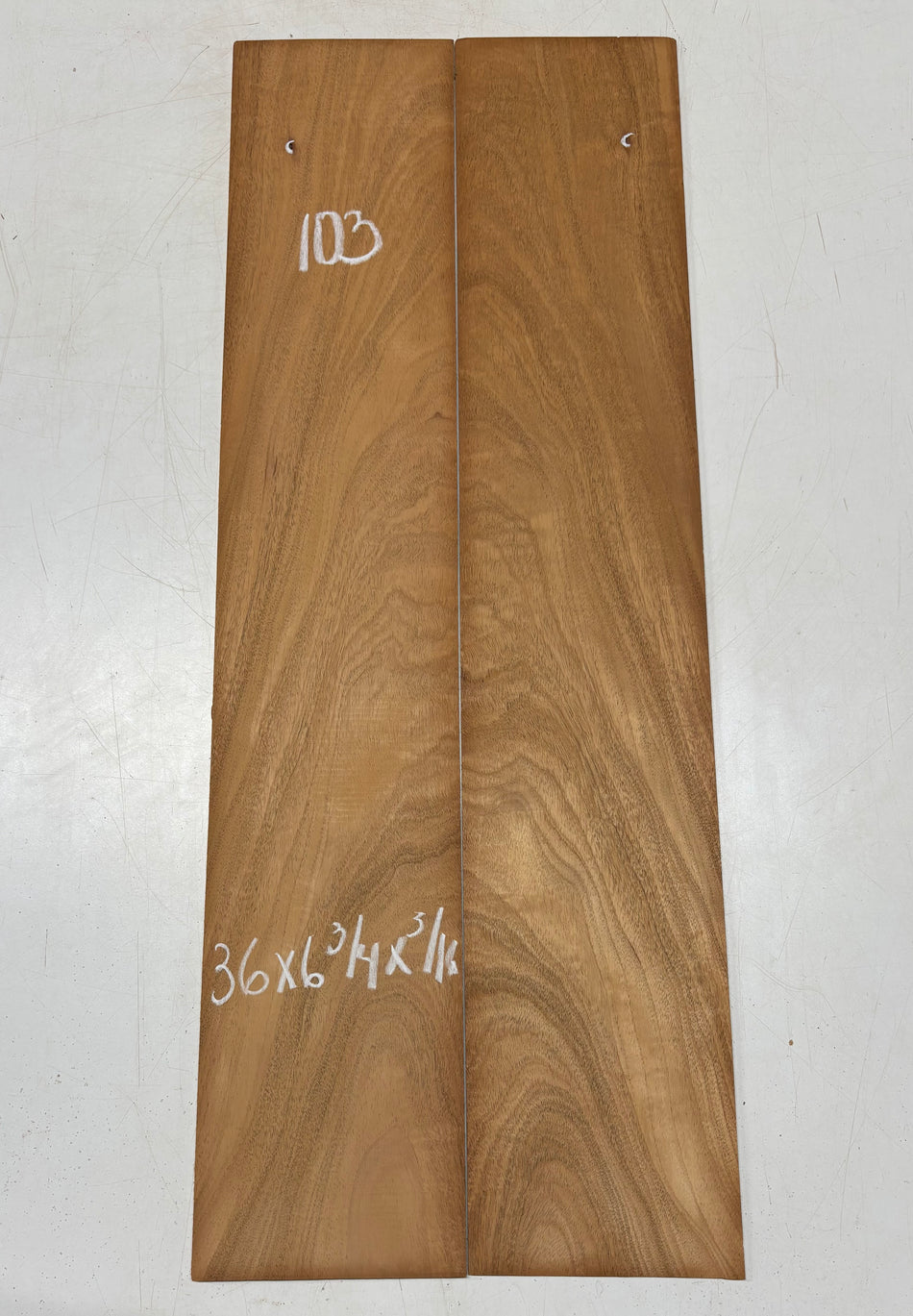 Waterfall Mahogany Jumbo Guitar Side Set #103