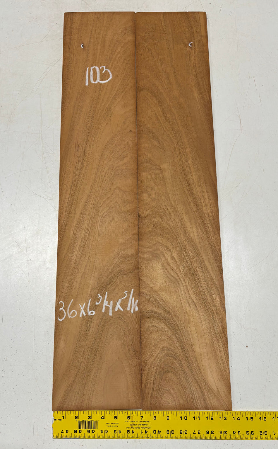 Waterfall Mahogany Jumbo Guitar Side Set #103