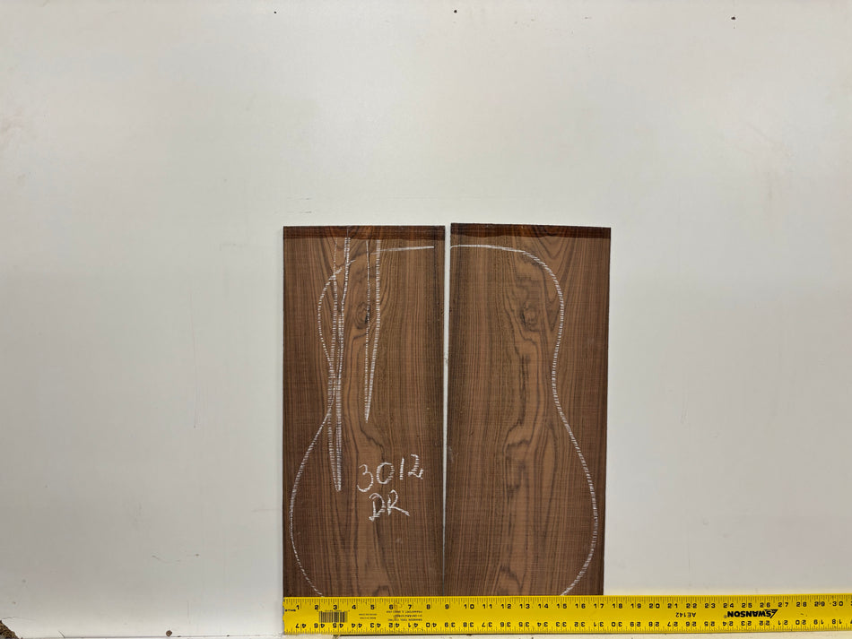 Pau Ferro Dreadnought Guitar Back and Side Defective Set #3012