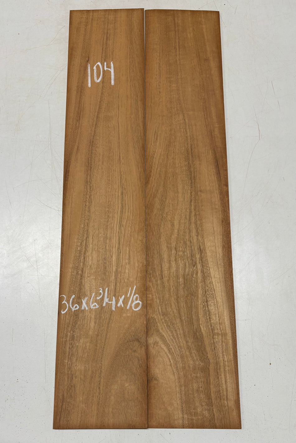 Waterfall Mahogany Jumbo Guitar Side Set #104