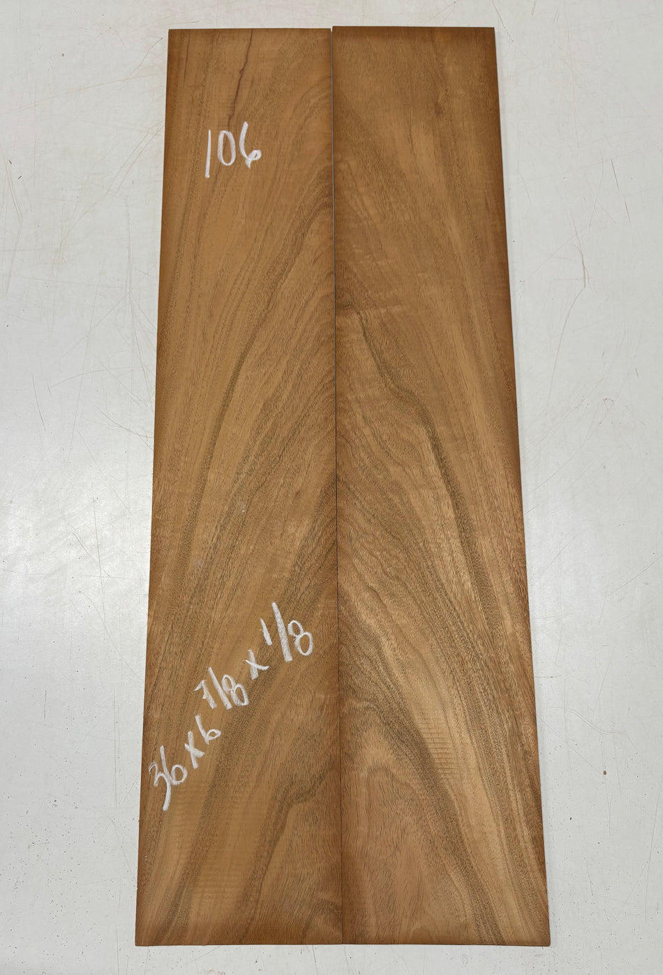 Waterfall Mahogany Jumbo Guitar Side Set #106