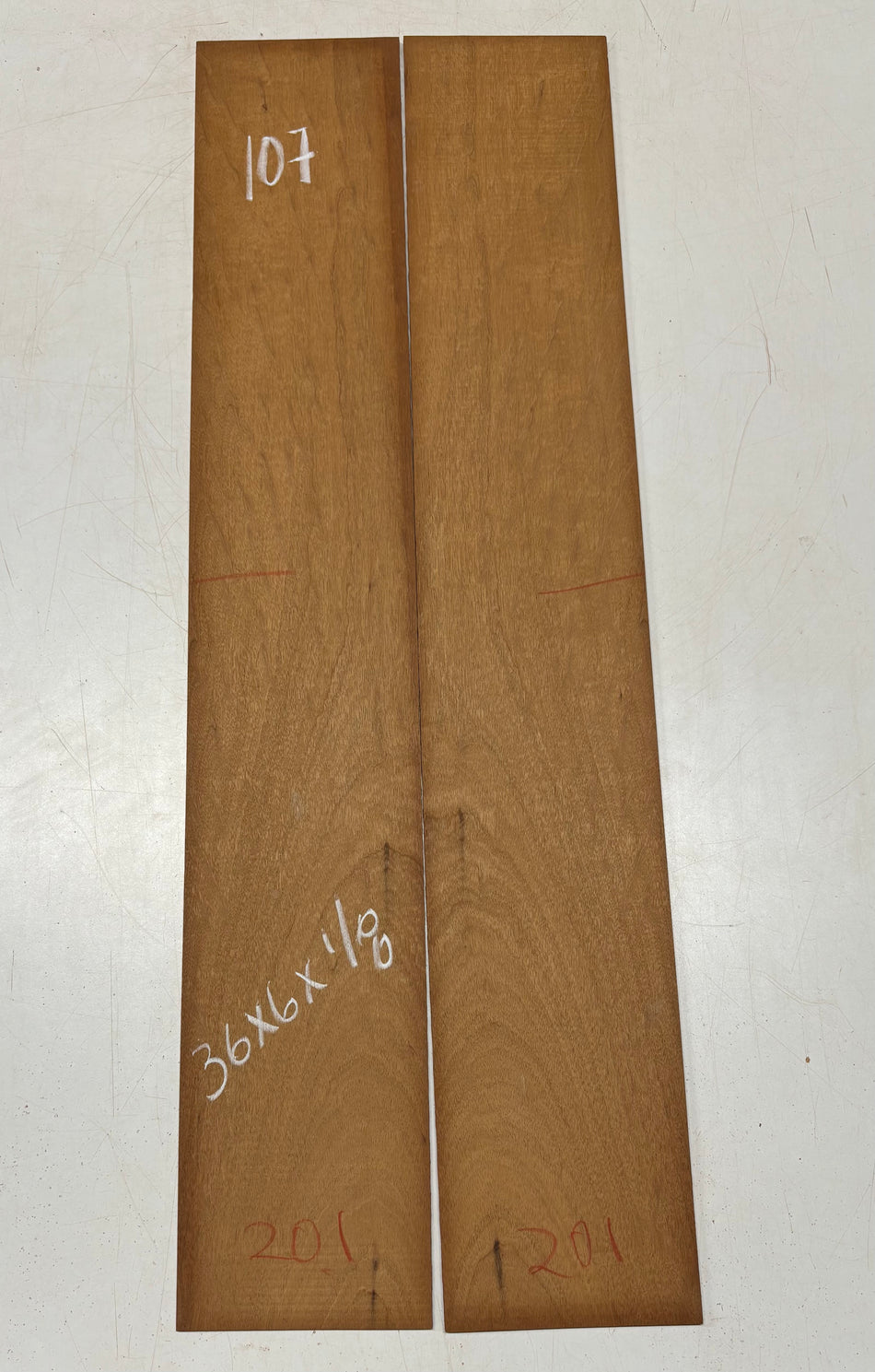 Waterfall Mahogany Jumbo Guitar Side Set #107