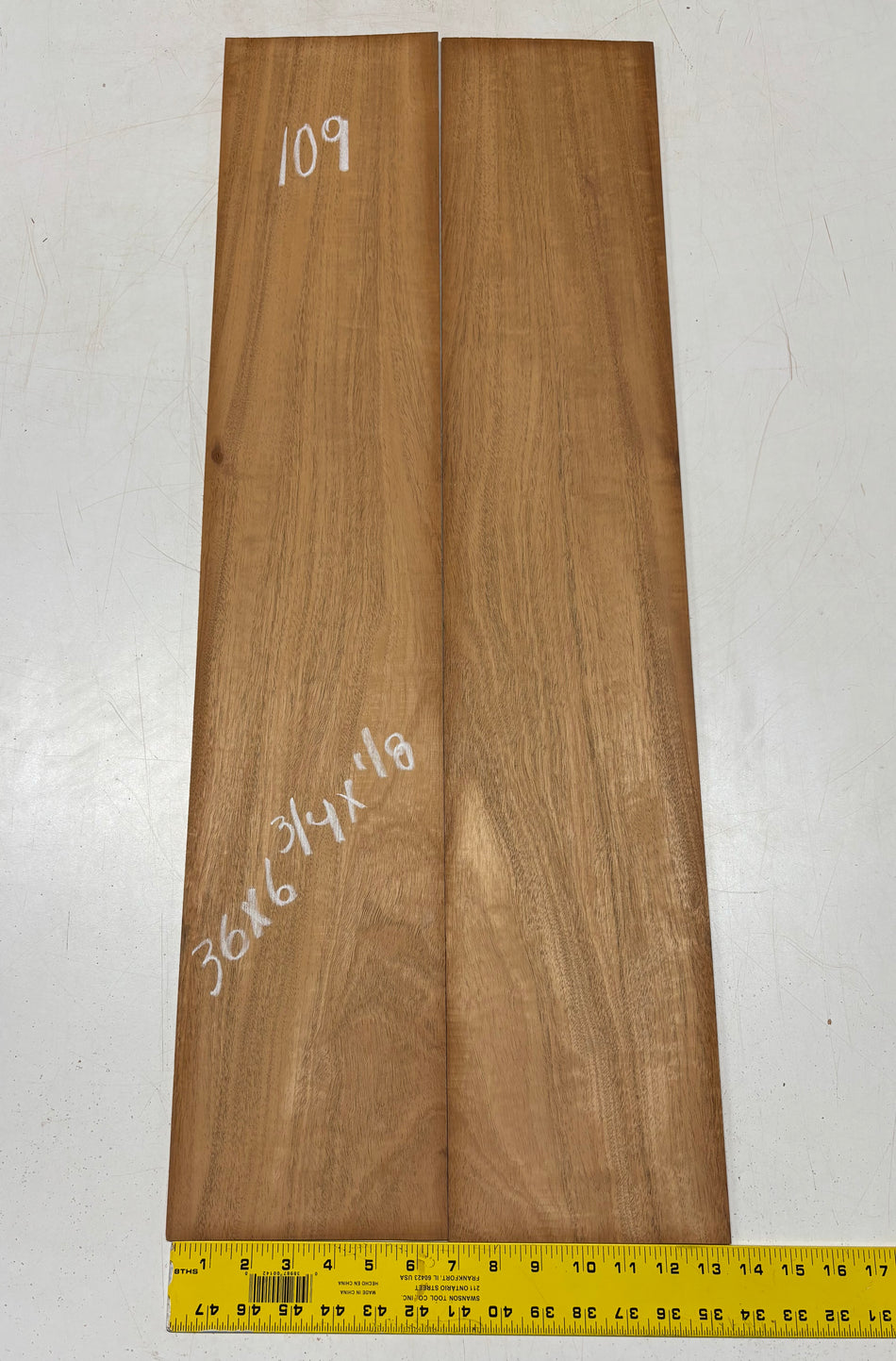 Waterfall Mahogany Jumbo Guitar Side Set #109