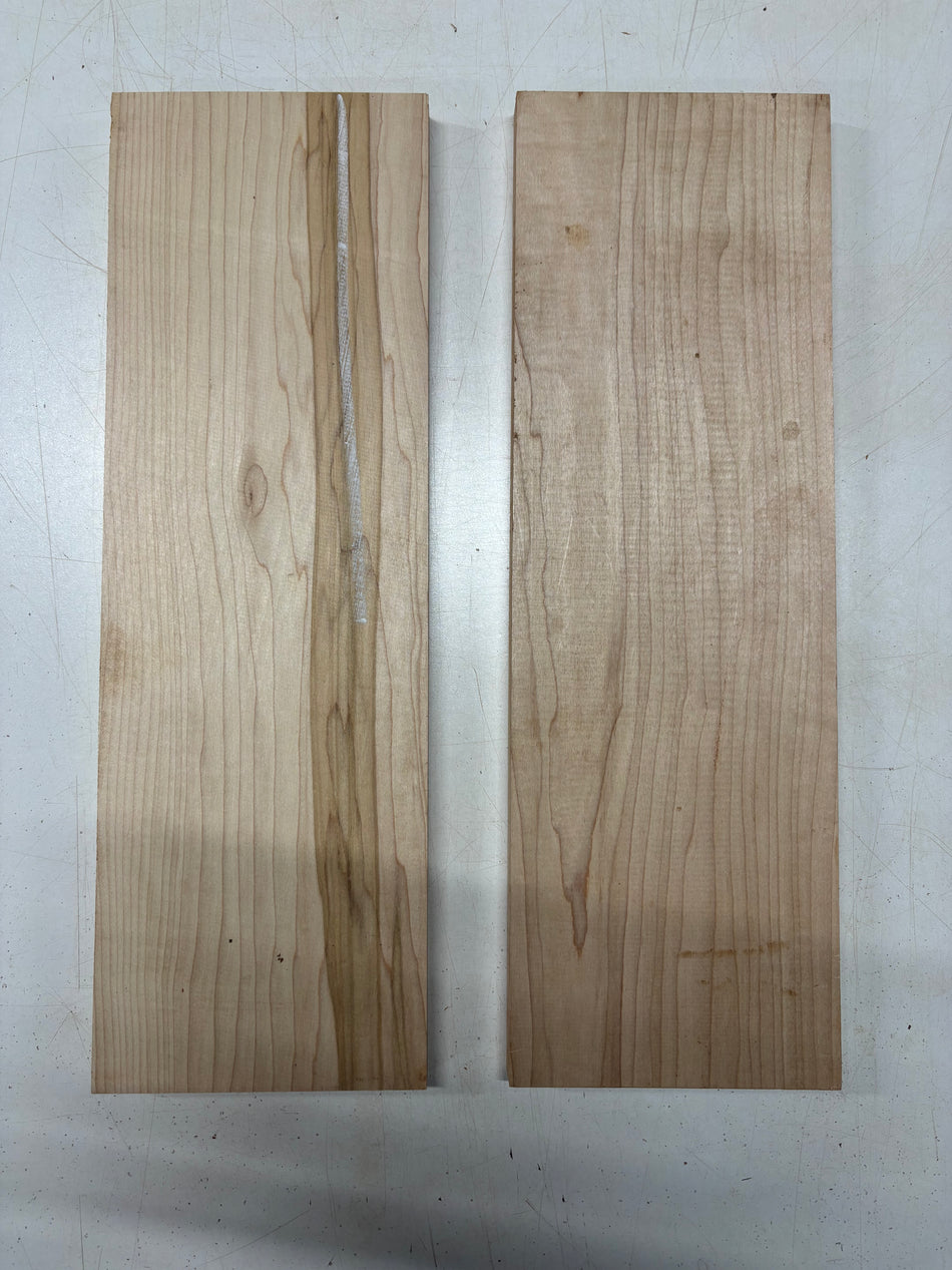 2 Pack, Hard Maple Thin Stock Lumber 18-1/2"x6"x3/4"#5883
