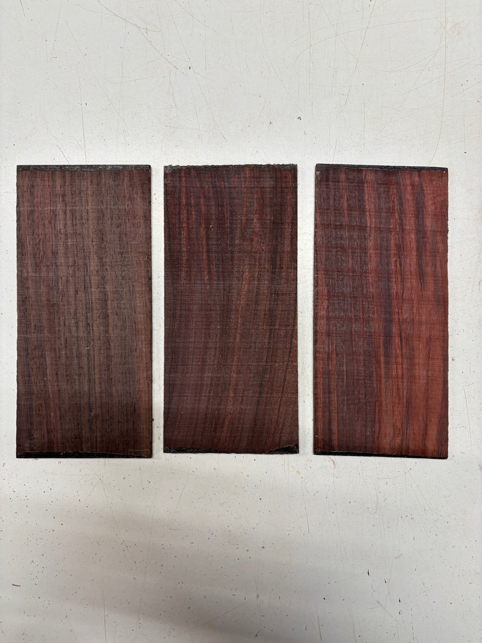 3 Pack, Indian Rosewood Head Plate Blanks  9"x4"x1/8"#6632