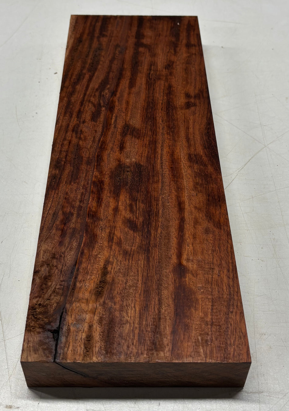 1 Piece, Flame Bubinga Lumber Board Blanks 16 3/4" x 5 3/4" x 1 3/8" #7