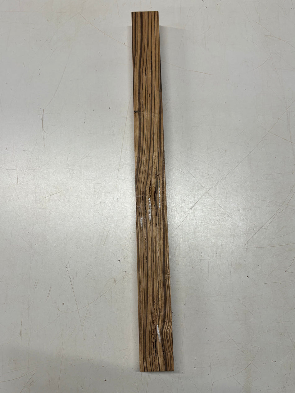 1 Piece, Zebrawood Turning Wood Blank 24 1/2" x 2" x 1 5/8" #8