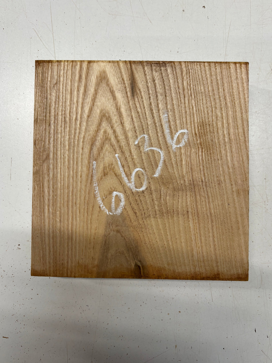 1 Piece, White Ash Bowl Blank  8"x8"x2"#6636