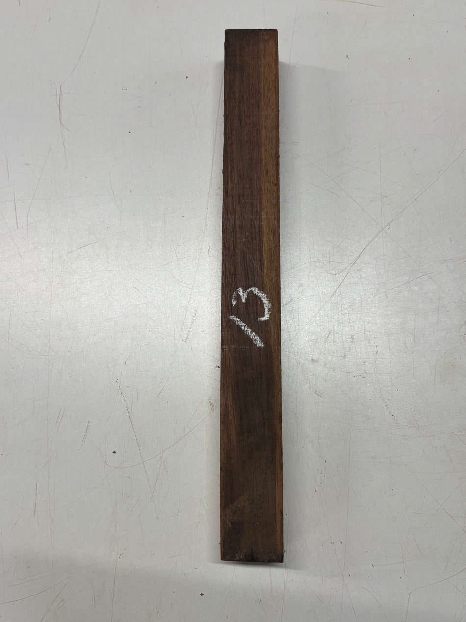 1 Piece, Indian Rosewood Turning Wood Blank 18" x 1 7/8" x 1 7/8" #13