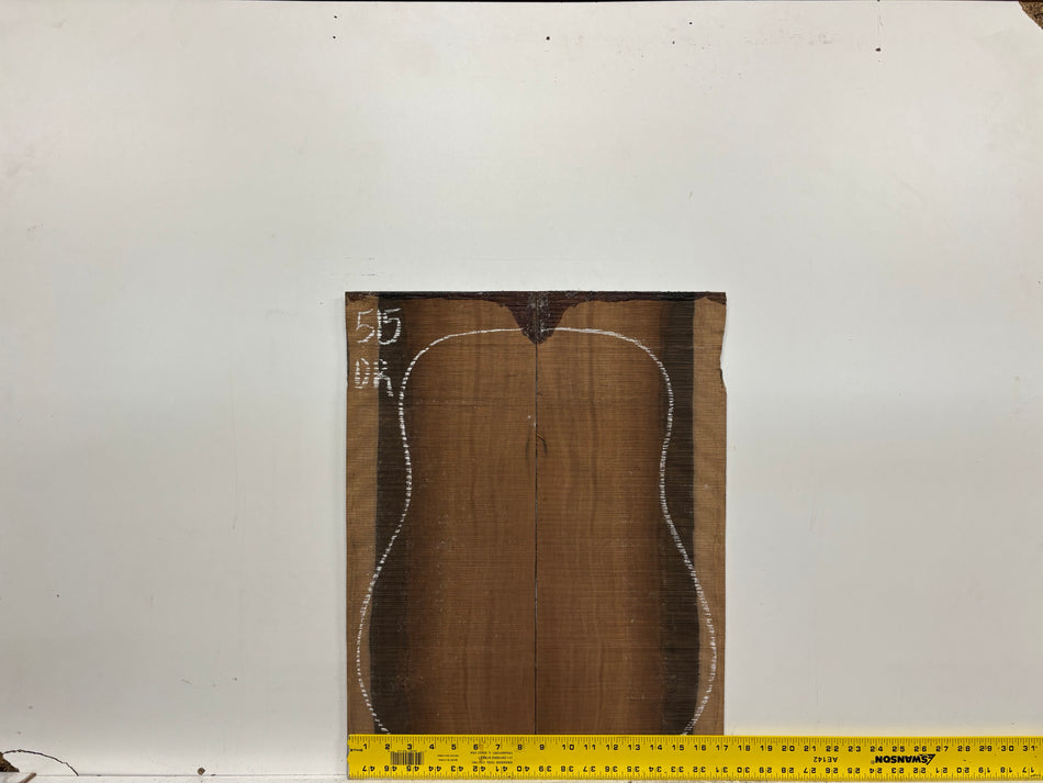 Macassar Ebony Dreadnought Guitar Back & Side Sets #515
