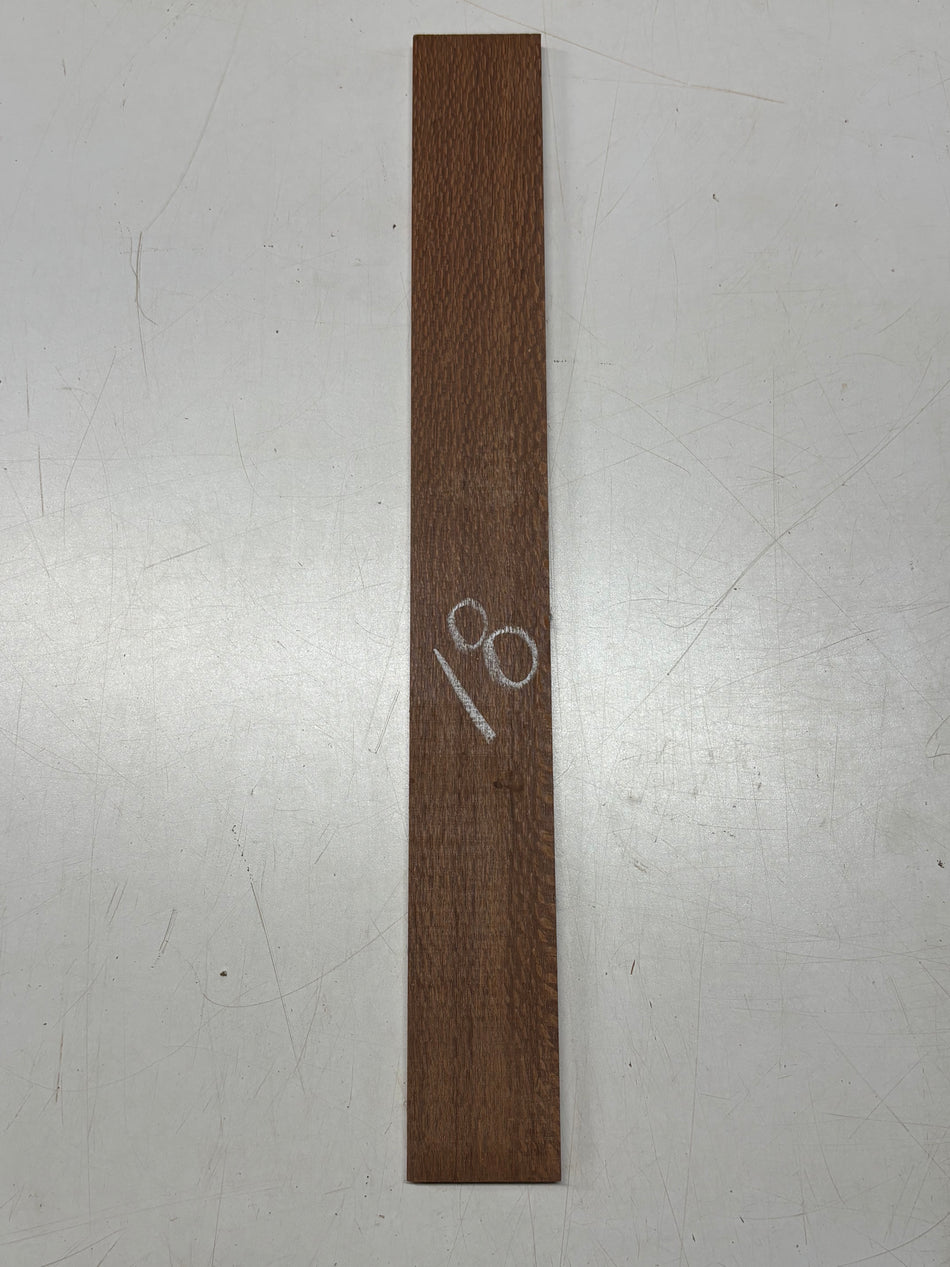 1 Piece, Leopardwood Fingerwood Blank 21" x 2 1/2" x 3/8" #18
