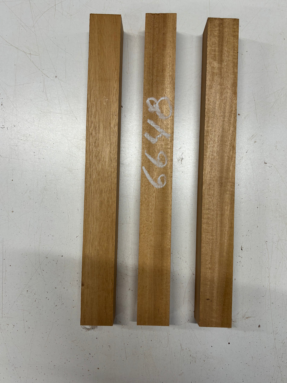 3 Pack, Mahogany Turning Wood Blanks  14-1/2"x1-1/2"x1-1/2"#6648