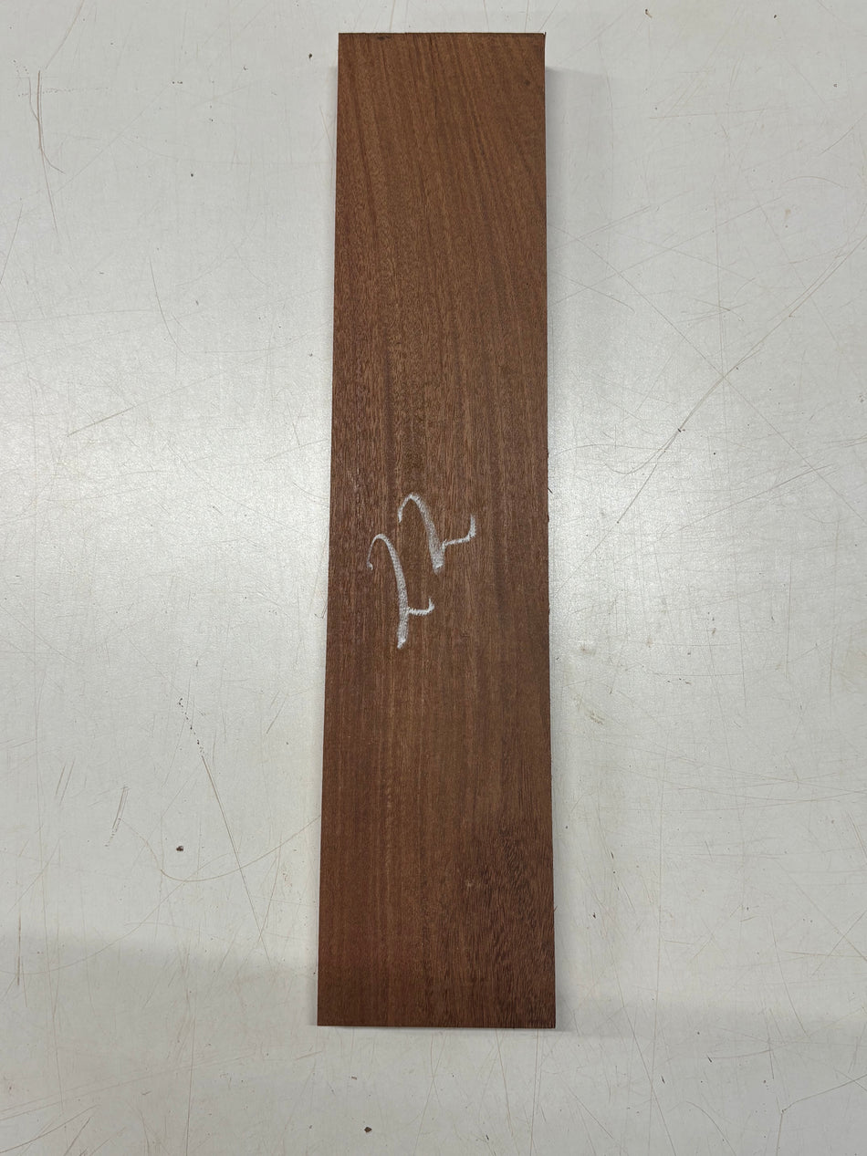 1 Piece, Santos Mahogany Lumber Board Blank 16 1/2" x 3 3/4" x 7/8" #22
