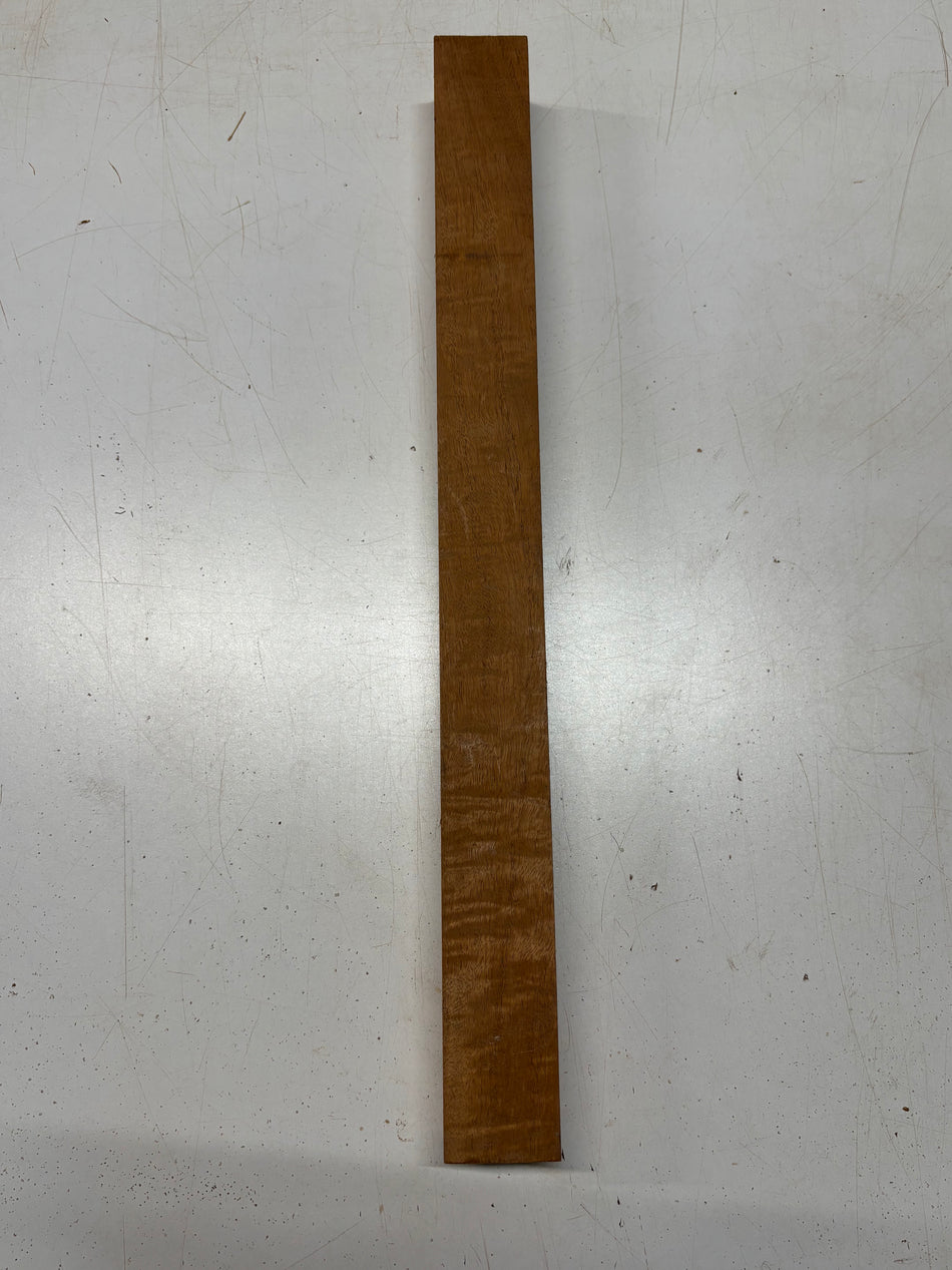 1 Piece, Curly Flame Mahogany Turning Wood Blank  22"x2"x2"#6649