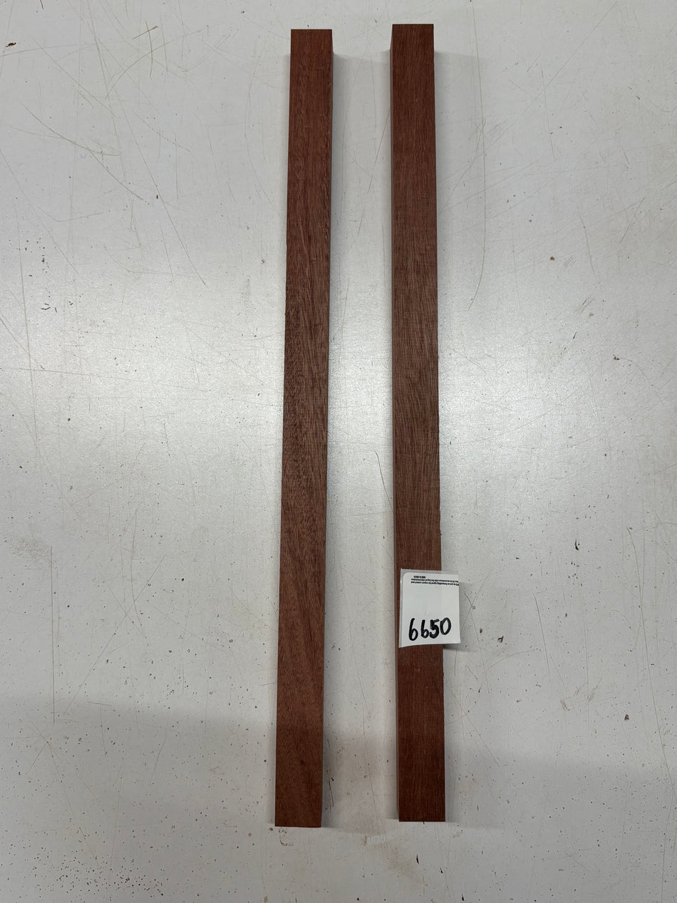 2 Pack, Santos Mahogany Turning Wood Blanks  18"x1"x1"#6650