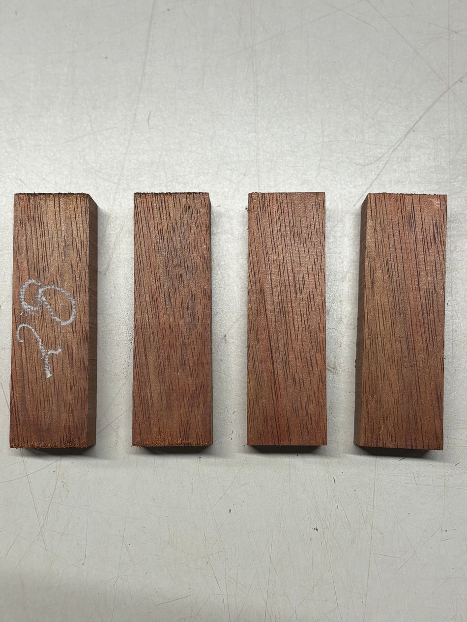 1 pieza, madera de cebra de bajo espesor 21"x3"x3/4" #8422
