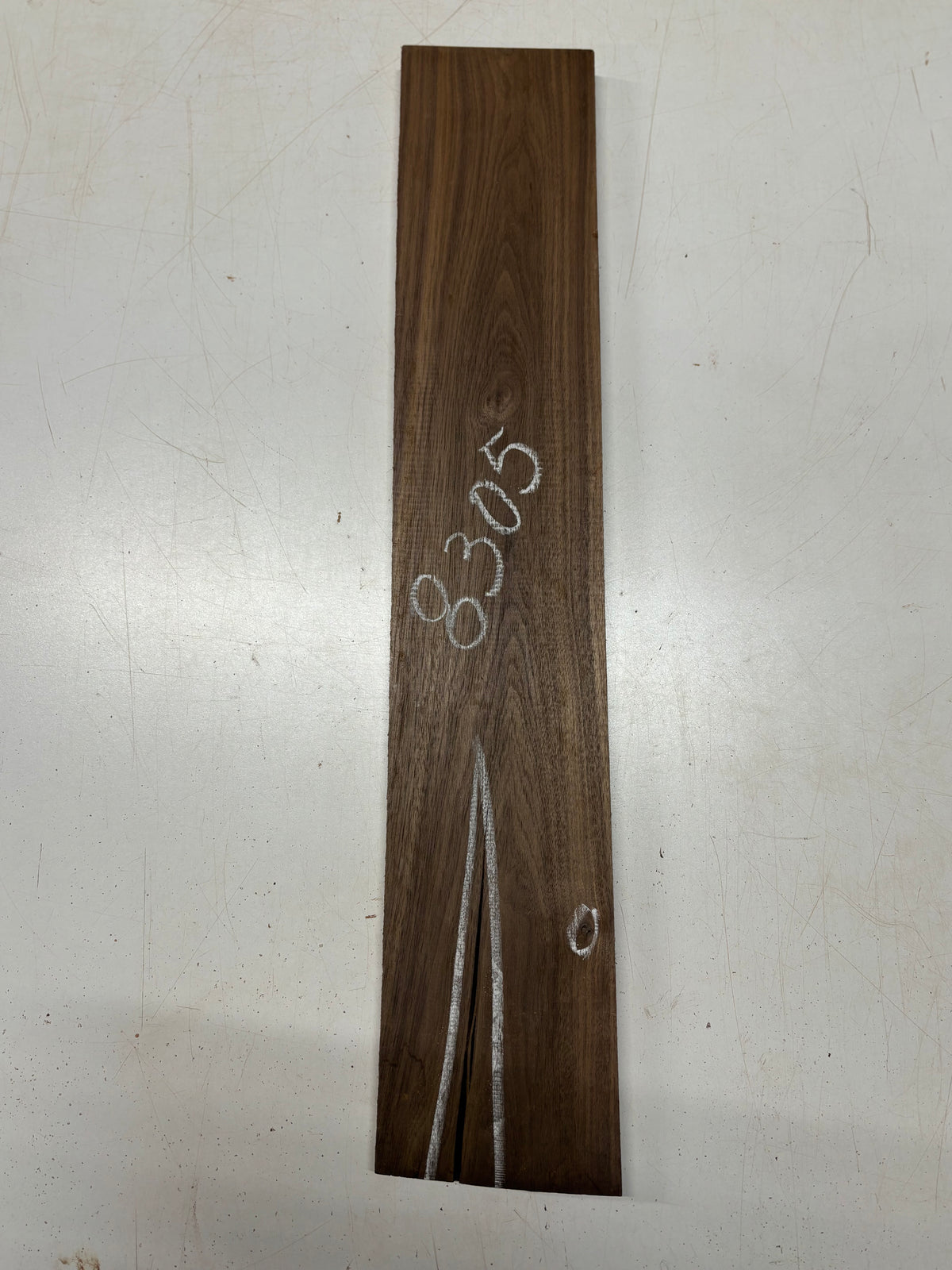 1 Piece, Black Walnut Lumber Board Blank 27"x5"x3/4" #8305 - Exotic Wood Zone