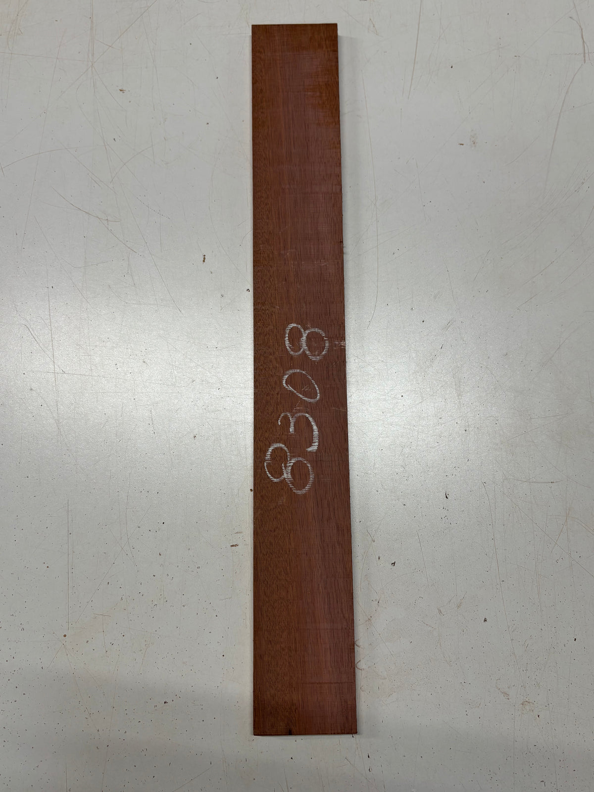 1 Piece, Santos Mahogany Thin Stock Lumber 23-1/2"x3"x3/8"#8308 - Exotic Wood Zone